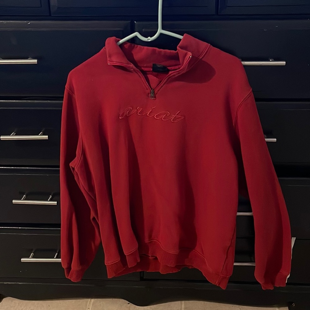 Red Ariat Pull Over